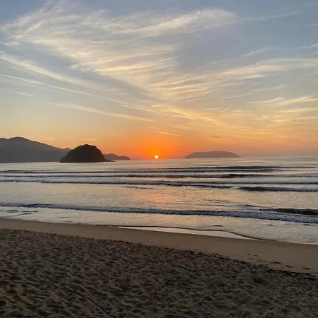 Apartamento Na Praia Do Sape - Ubatuba - Condominio Hora Da Praia - Terreo Exterior foto